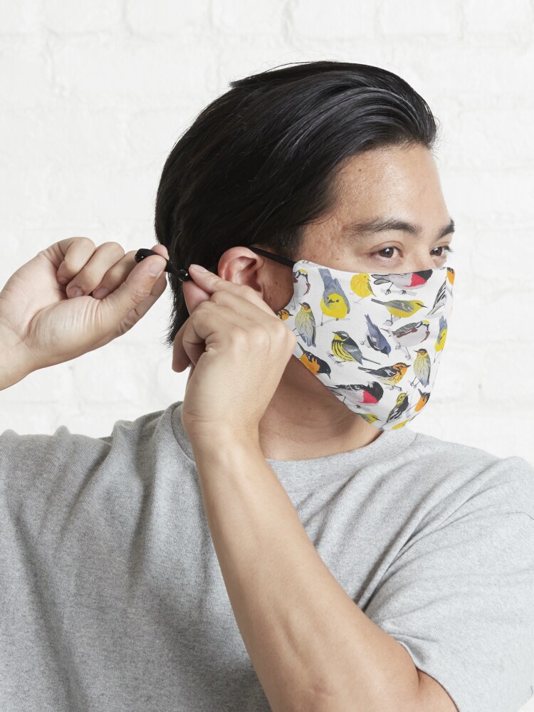 Alternate view of Springtime Birds Mask