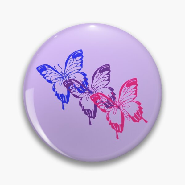 Item preview, Bisexual Flag Butterflies on Lilac designed and sold by Infuriating.