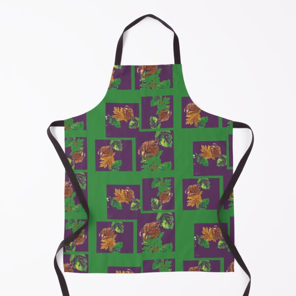 Item preview, Leaf Painting in Acrylic, Thanksgiving, digital emerald green background designed and sold by djrunnels.