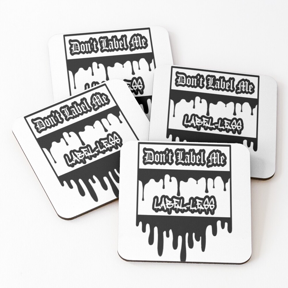 Item preview, Coasters (Set of 4) designed and sold by LABEL-LESS.