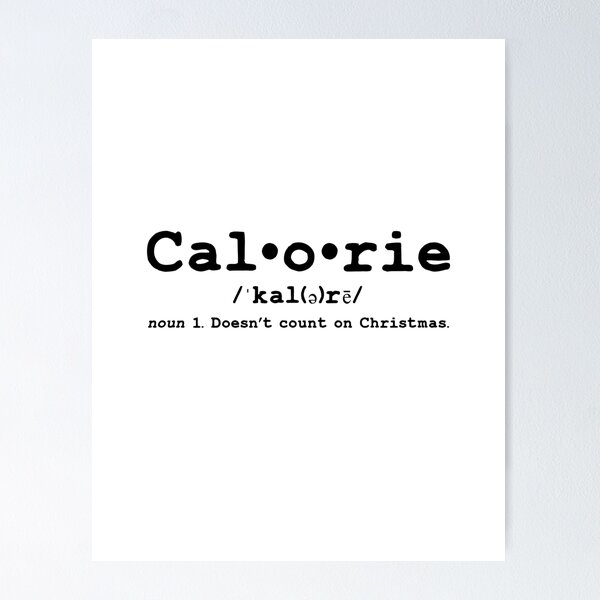 Item preview, Calorie doesn't count on Christmas designed and sold by vampdearie.