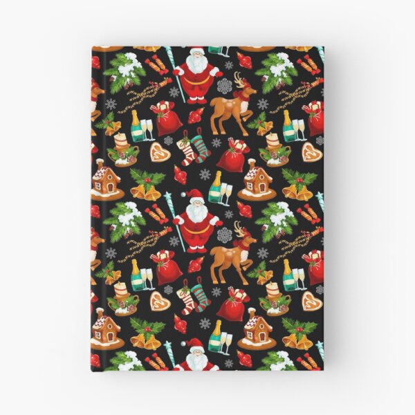 Item preview, Merry Christmas Black Pattern designed and sold by 2MdesignStore.