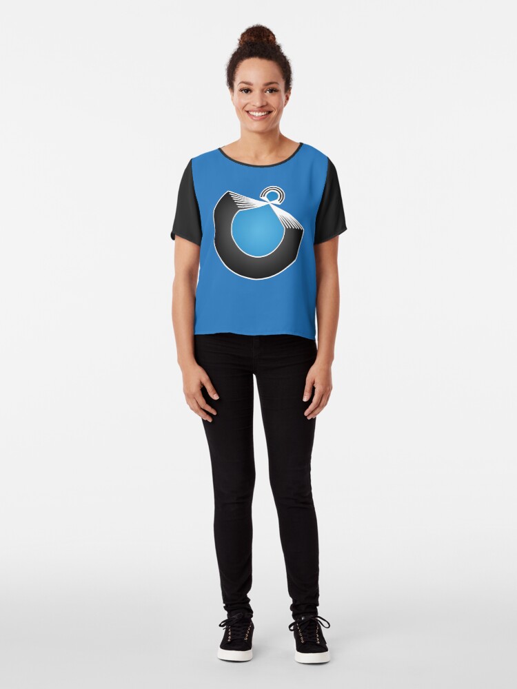 Alternate view of Port Fish official merch Chiffon Top