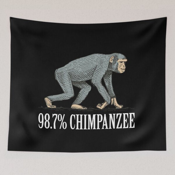 Item preview, 98.7% Chimpanzee - Atheist Science Evolution designed and sold by andr0narak.
