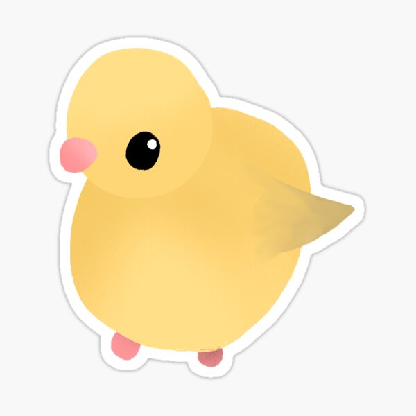 Yellow Chick Sticker