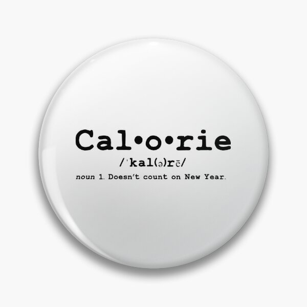 Item preview, Calorie doesn't count on New Year designed and sold by vampdearie.