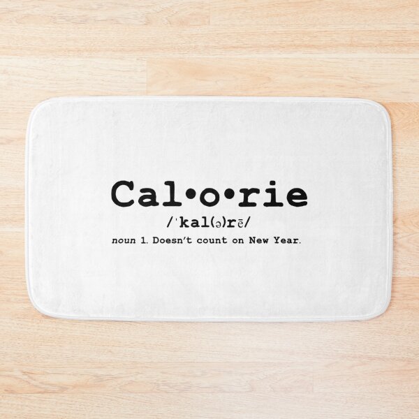 Item preview, Calorie doesn't count on New Year designed and sold by vampdearie.