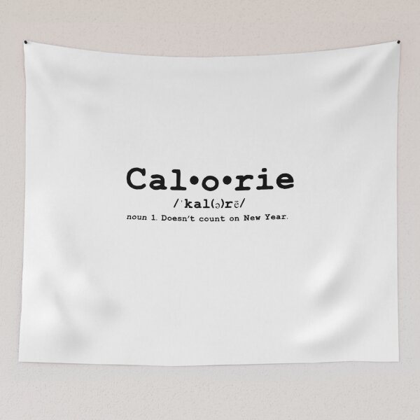 Item preview, Calorie doesn't count on New Year designed and sold by vampdearie.