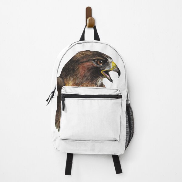 Item preview, Red-tailed Hawk Portrait - Watercolour Bird Painting designed and sold by linbirds.