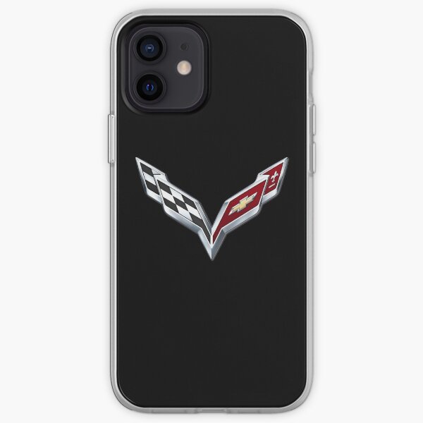 Corvette emblem c8 iPhone Soft Case