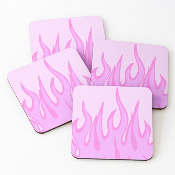 Item preview, pink flames designed and sold by Rachel Cortez.