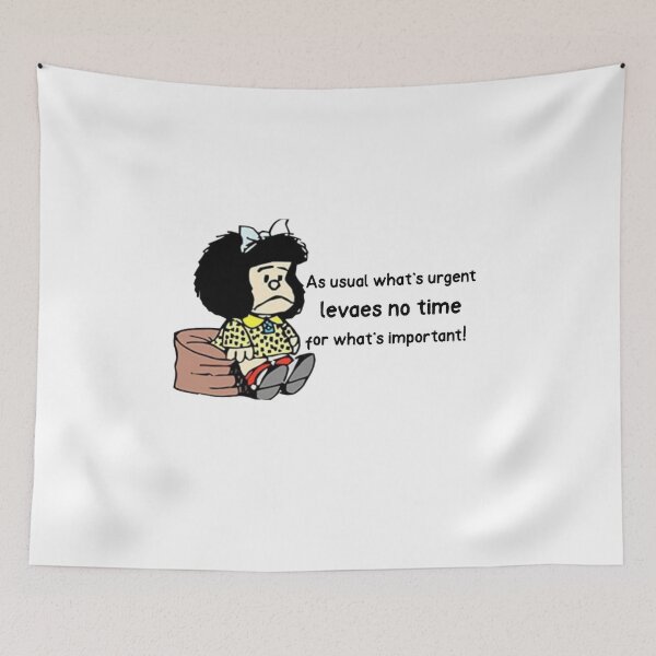 Item preview, As usual whats urgent leaves no time for whats important designed and sold by Elena's Shop.