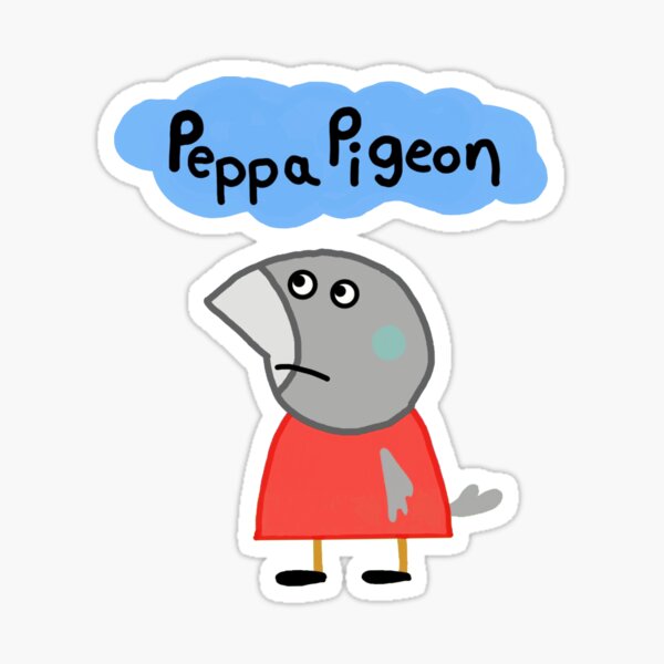 Peppa Pigeon Pegatina