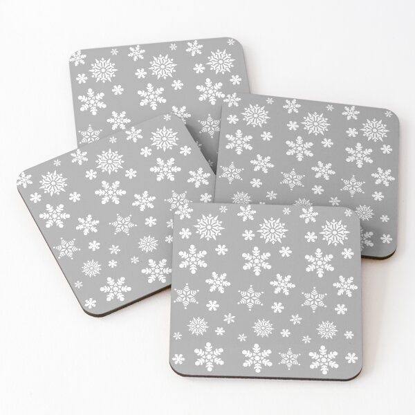 Item preview, Christmas quarantined classic snowflakes. Xmas gray pattern. Happy holidays designed and sold by ArtBIU.