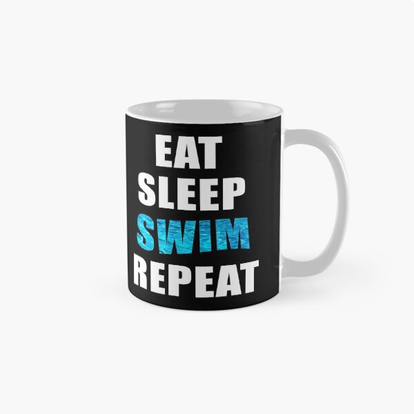Item preview, Eat Sleep Swim Repeat designed and sold by cannevas.