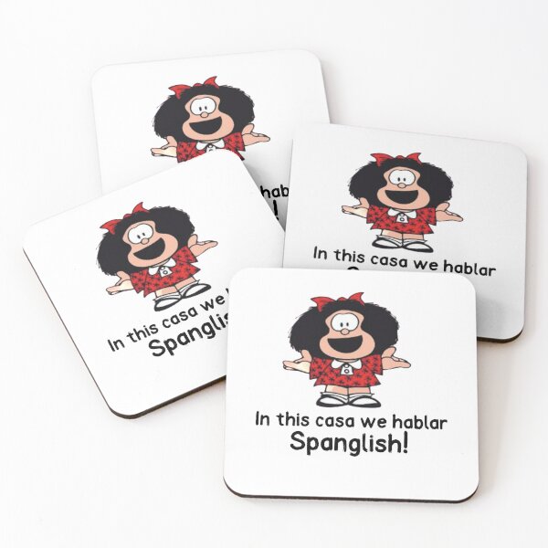 Item preview, In this casa we hablar Spanglish  designed and sold by Elena's Shop.