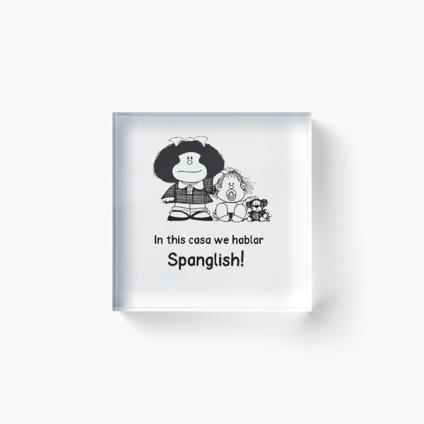 Item preview, In this casa we hablar Spanglish designed and sold by Elena's Shop.