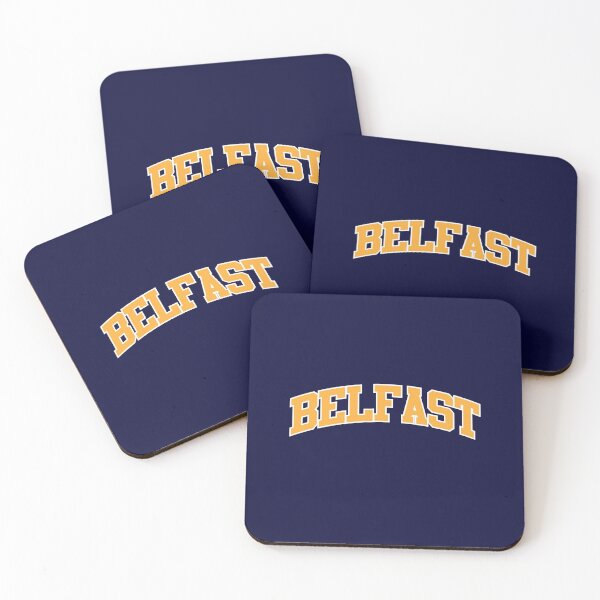 Item preview, Belfast city vintage text design designed and sold by TheBritishShop.
