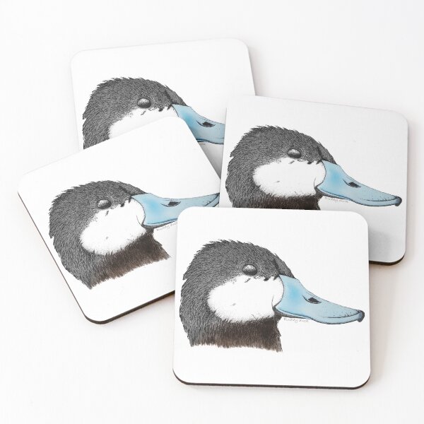 Item preview, Ruddy duck (Oxyura jamaicensis) - white designed and sold by Michaela Berdougo.