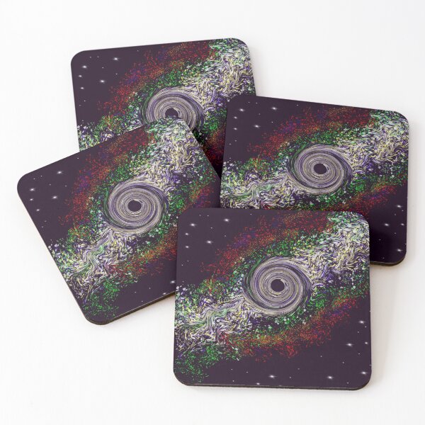 A Hole in Time and Space Coasters (Set of 4)