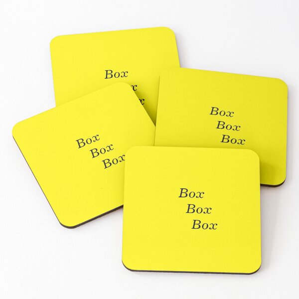Item preview, yellow flag, box box box designed and sold by Steve Stones.