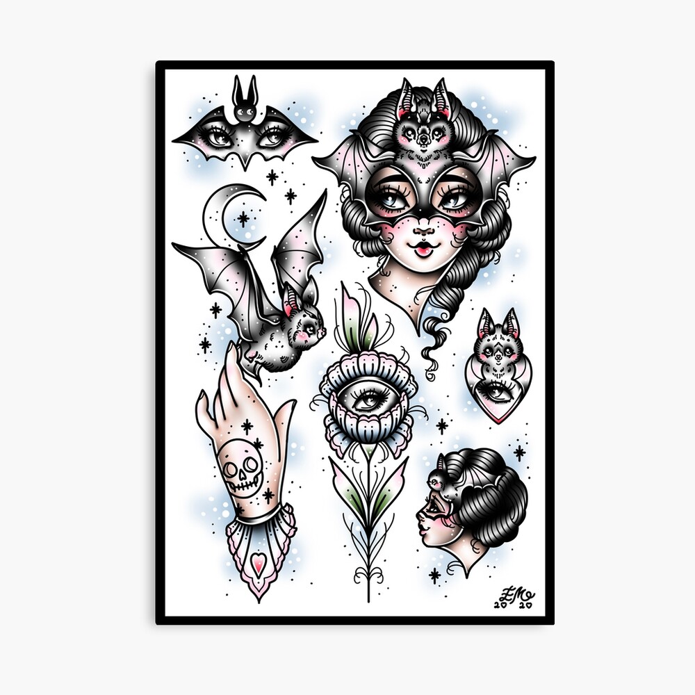 Girly Tattoo design by audiocritterz on DeviantArt