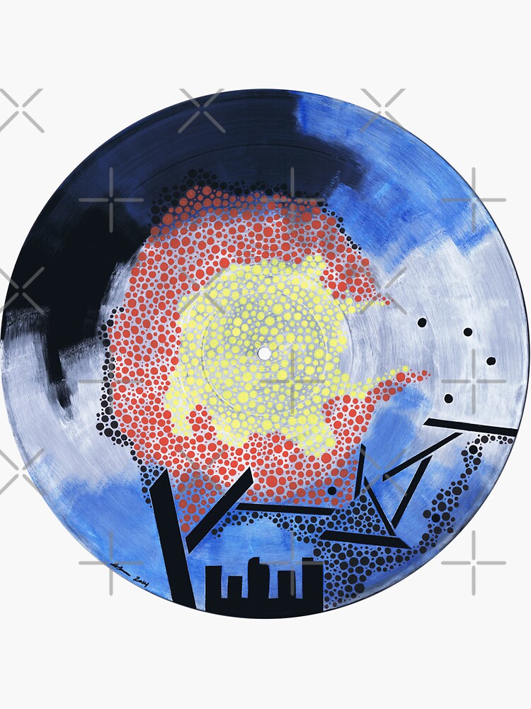 The Colorado Vinyl Record Painting by that5280lady