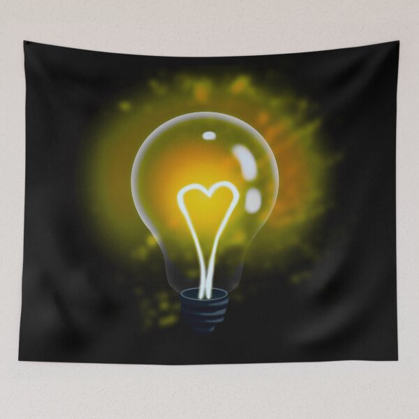 Item preview, Light Bulp Heart designed and sold by infleims.