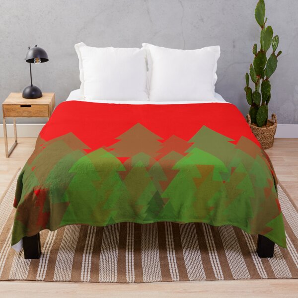 Item preview, Green Pine Forest with Red designed and sold by AlteredAtelier.