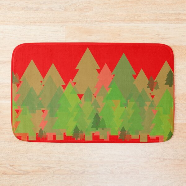Item preview, Green Pine Forest with Red designed and sold by AlteredAtelier.