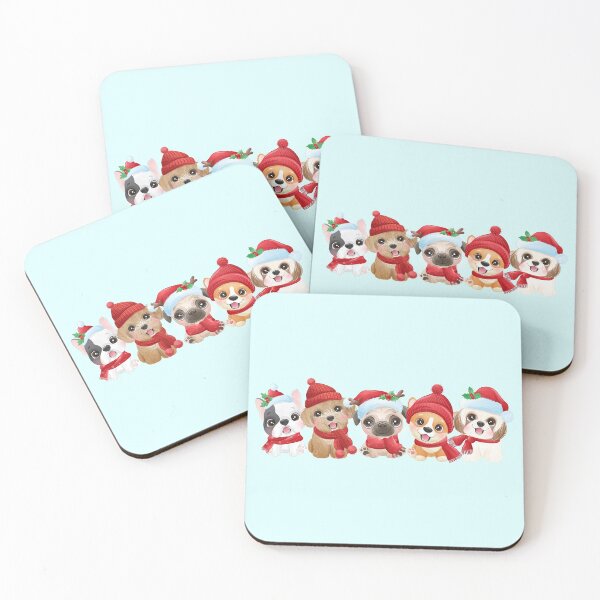 Item preview, Five Christmas Puppies designed and sold by mattpanta.