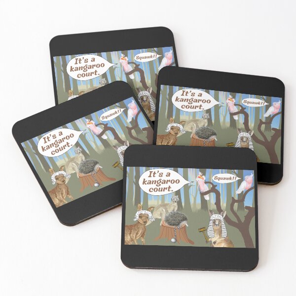 Item preview, Kangaroo court idiom law and order designed and sold by bushwombat.