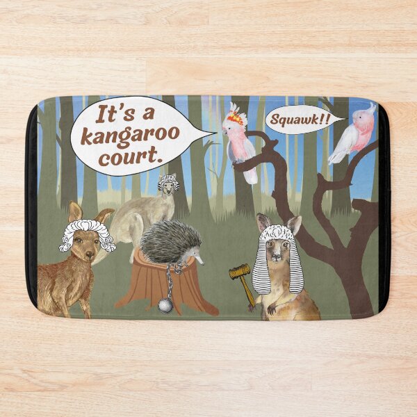 Item preview, Kangaroo court idiom law and order designed and sold by bushwombat.