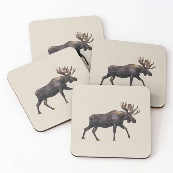 Item preview, Geometric moose designed and sold by Vectoraw.
