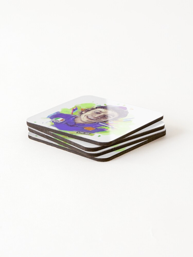 Thumbnail 4 of 5, Coasters (Set of 4), Valentino R designed and sold by goadesignok.