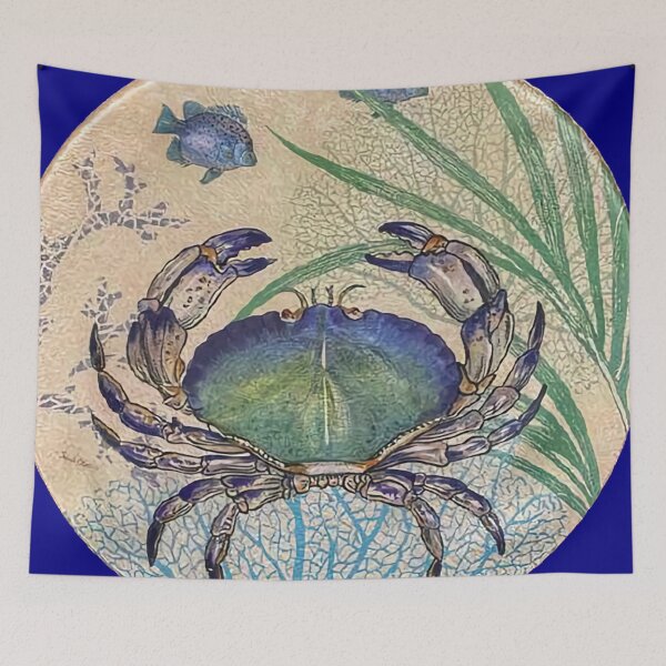 Item preview, Blue Crab and Fish designed and sold by IssyDesigns.