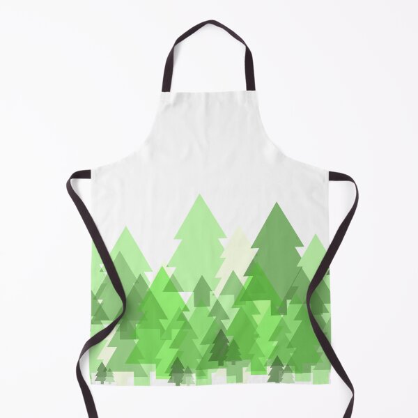 Item preview, Green Pine Forest on White designed and sold by AlteredAtelier.