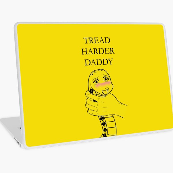 Pwease No Steppy No Step On Snek Laptop Skin By Sqwear Redbubble