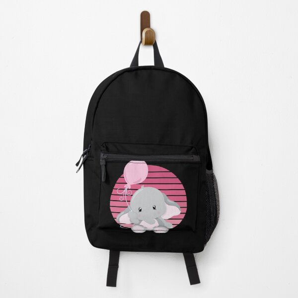 Item preview, Pink Sunset with cute elephant designed and sold by Meaningfully.