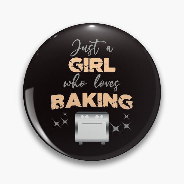 Item preview, Just A Girl Who Loves Baking - Cool Text Graphics and Baker's Oven For Thanksgiving Gift designed and sold by leo121687.