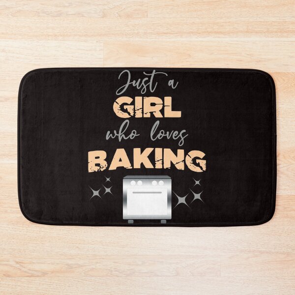 Item preview, Just A Girl Who Loves Baking - Cool Text Graphics and Baker's Oven For Thanksgiving Gift  designed and sold by leo121687.