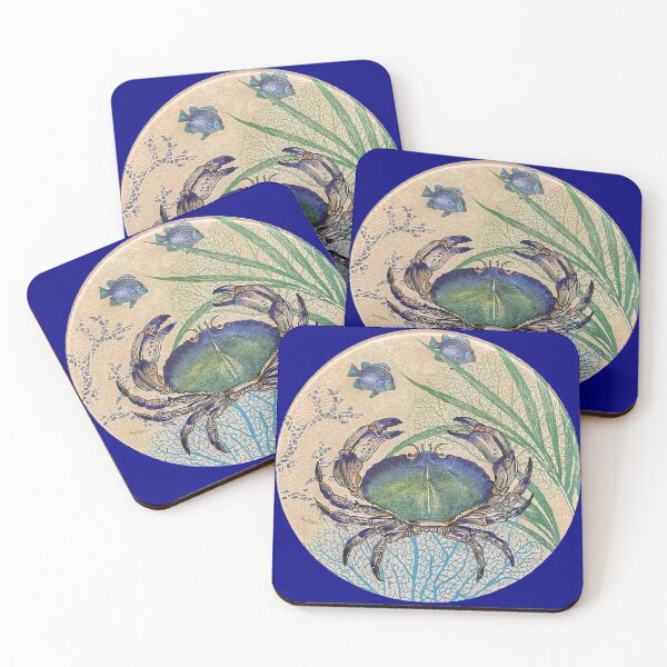 Item preview, Blue Crab and Fish designed and sold by IssyDesigns.