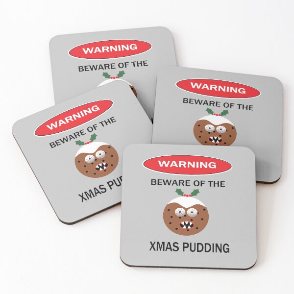 Item preview, WARNING BEWARE OF THE XMAS PUDDING (GREY) designed and sold by onemoormove.