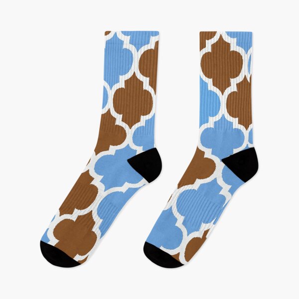 Item preview, MOROCCAN BROWN AND BLUE PATTERN designed and sold by Overthetopsm.