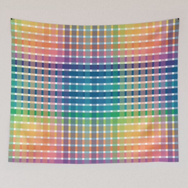 Item preview, Rainbow plaid designed and sold by flamendes.