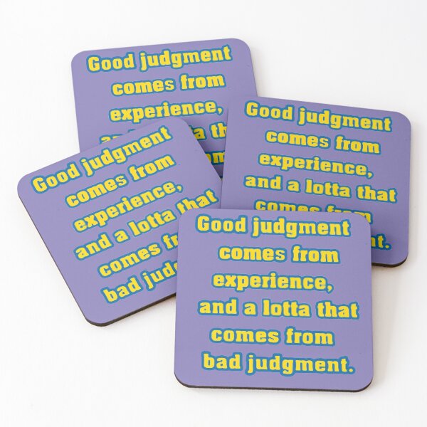 Item preview, Good Judgement designed and sold by SwampfoxDesign.