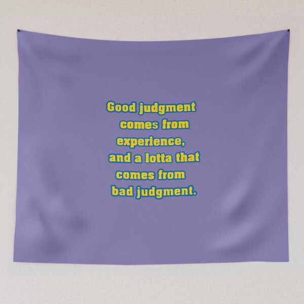 Item preview, Good Judgement designed and sold by SwampfoxDesign.