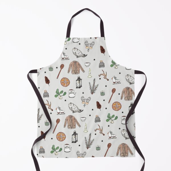 Item preview, Cozy Cozy Pattern (snow background)  designed and sold by Jordyn St. John.
