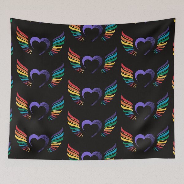 Item preview, Pride Heart with Wings designed and sold by ForeverAgain.