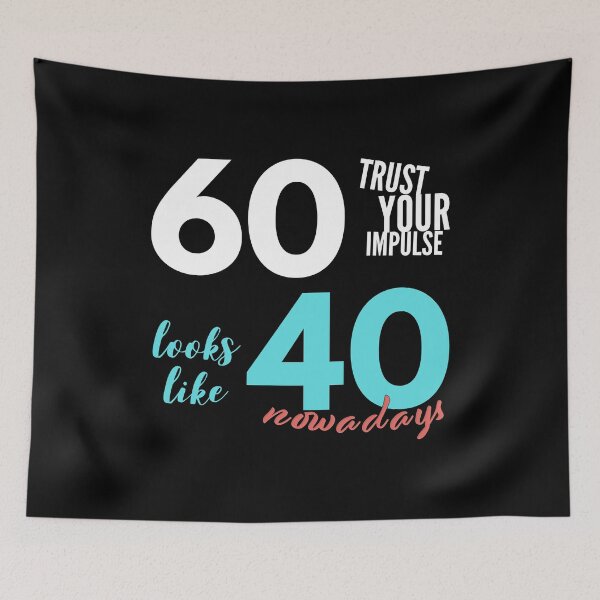 Item preview, Funny Milestone 60th Birthday looks 40 Gift T-Shirt designed and sold by James-Kaft.